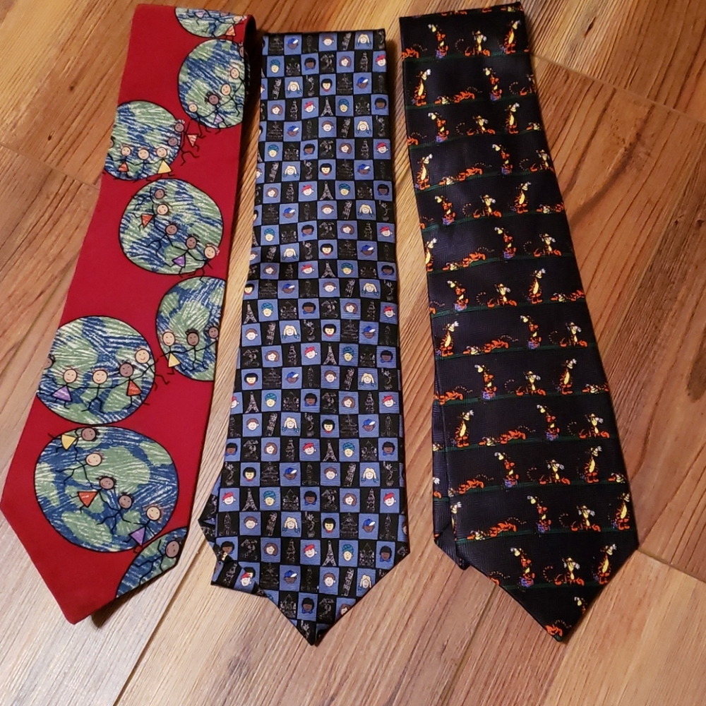 Bundle of 3 vintage ties
